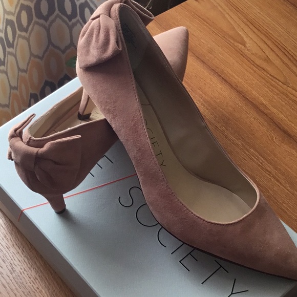 Sole Society Close shoes aged Rose kids Suede 7.5 - Picture 3 of 6